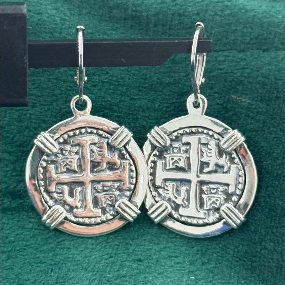 Atocha Silver Coin Earrings